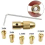 ست سه نظام پنج سر با قطر شافت 2mm و سایز مته 0.5 تا 3mm