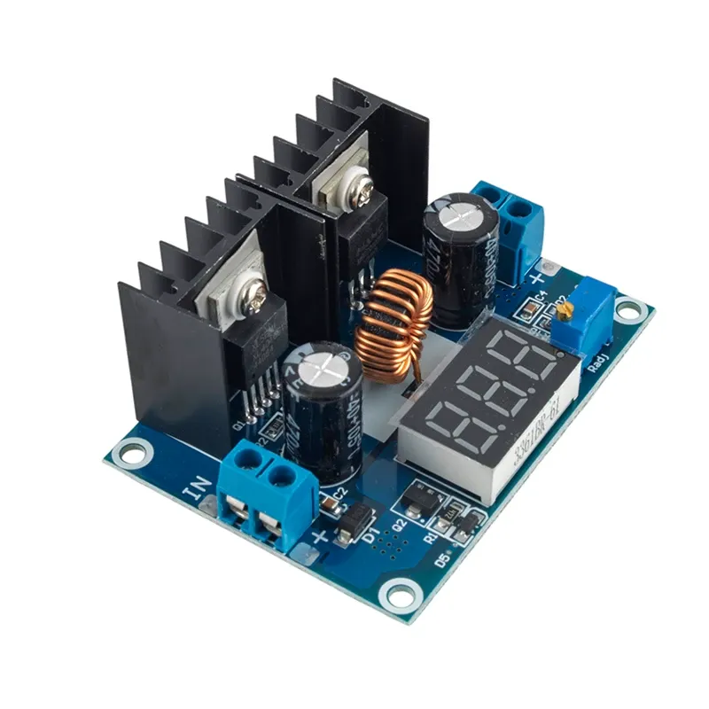 ماژول کاهنده 8 آمپر 200 وات XL4016E1 به همراه نمایشگر ولتاژ