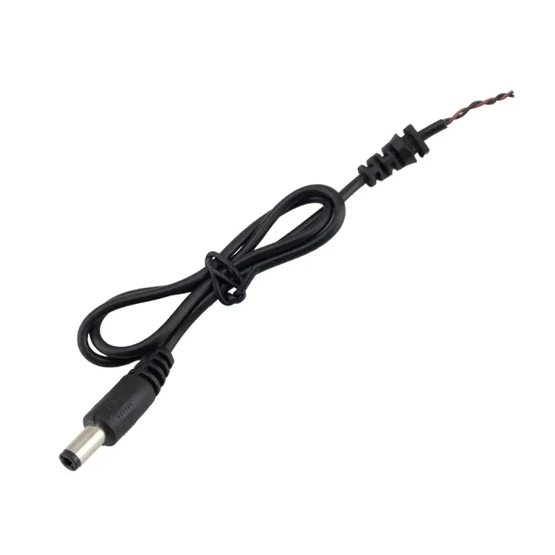 فیش آداپتور نری سیم دار 80cm دارای سیم گیر