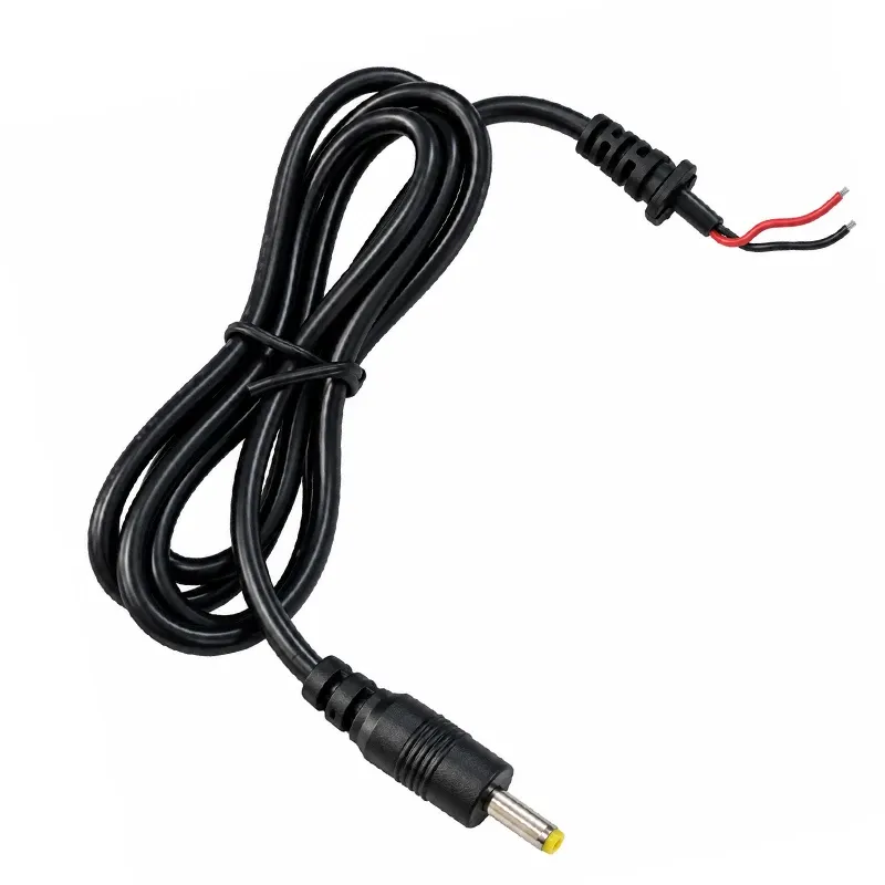 فیش آداپتور نری سوزنی سیم دار 80cm دارای سیم گیر