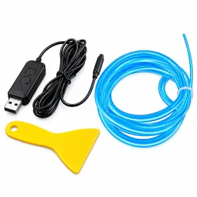 چراغ ال وایر 2 متری RGB موزیکال با ورودی USB دارای اپلیکیشن سری K