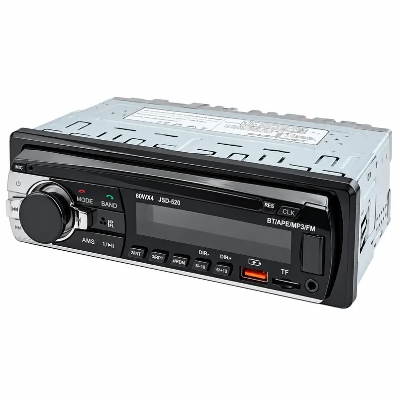 پخش کننده خودرویی با آمپلی فایر 4X60W مدل JSD-520 BT