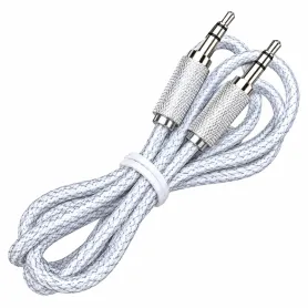 کابل AUX استریو 3.5mm سری فلزی طول 1m