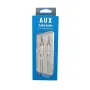 کابل AUX استریو 3.5mm سری فلزی طول 1m