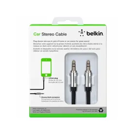 کابل AUX استریو 3.5mm سیلیکونی طول 0.9m طرح belkin