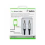 کابل AUX استریو 3.5mm سیلیکونی طول 0.9m طرح belkin
