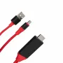 کابل تبدیل Type-C به HDMI با تغذیه USB-A کیفیت 4K