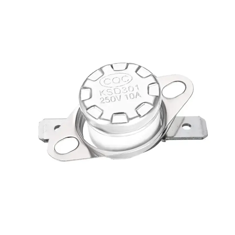 ترموسوئیچ حرارتی بدنه سرامیکی قابلمه ای 260 درجه 10 آمپر NC کد KSD-301