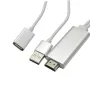 کابل تبدیل USB به HDMI مدل A5-06 با کابل تغذیه USB طول 1m