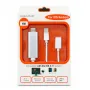 کابل تبدیل USB به HDMI مدل A5-06 با کابل تغذیه USB طول 1m
