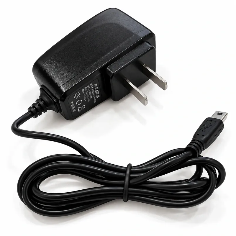 آداپتور 7.5 ولت 300 میلی آمپر دیواری 7.5V-300mA مدل با کانکتور Mini-usb
