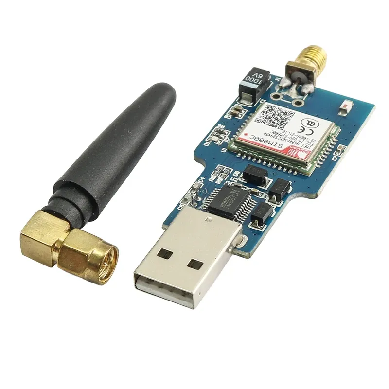 برد توسعه USB به سریال GSM/GPRS مدل SIM800C