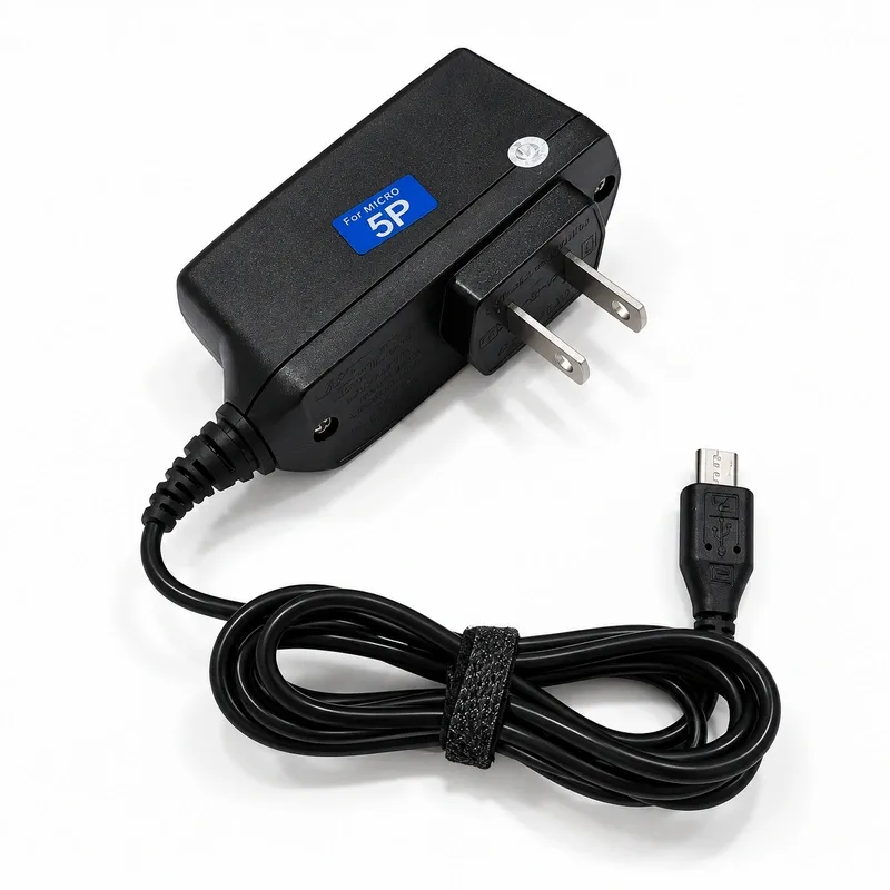 آداپتور 7.5 ولت 800 میلی آمپر دیواری 7.5V-800mA مارک MSM-HK با کانکتور Micro-USB