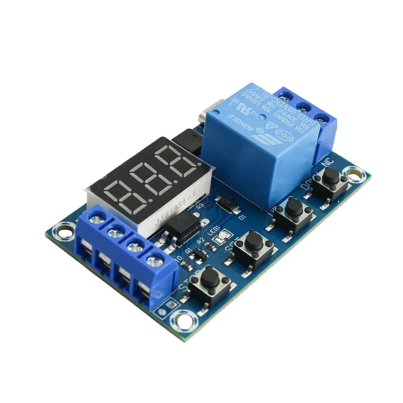ماژول تایمر 6 الی 30 ولت قابل تنظیم همراه با رله و نمایشگر مدل HCM-M421