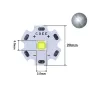 LED CREE سفید یخی 5V-3W به همراه هیت سینک