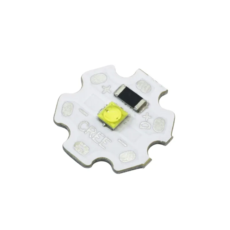 LED CREE سفید یخی 5V-3W به همراه هیت سینک