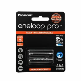 باتری نیم قلمی eneloop pro قابل شارژ 950mAh دوتایی مارک Panasonic