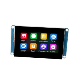 نمایشگر 3.5 اینچ HMI تاچ خازنی 300nit رزولوشن 480x320 سری T1 مدل TJC4832T135_011C