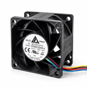 جت فن براشلس 12V-2A سایز 6X6X3.8cm مارک DELTA مدل PFR0612DHE
