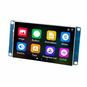 نمایشگر 3.5 اینچ HMI تاچ خازنی 300nit رزولوشن 480x320 سری T1 مدل TJC4832T135_011C