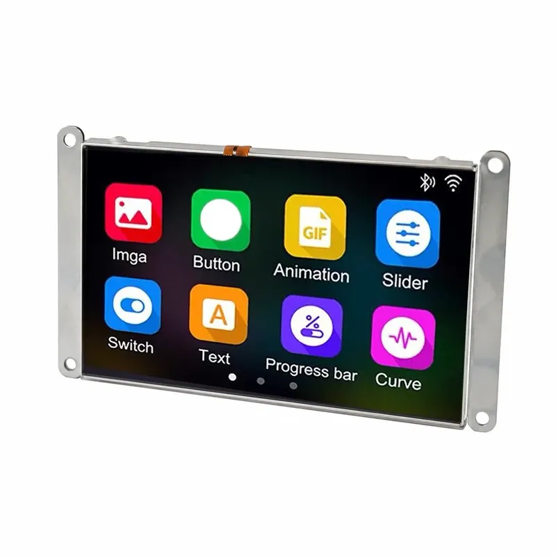 نمایشگر 4.3 اینچ HMI تاچ خازنی 300nit رزولوشن 480x272 سری T1 مدل TJC4827T143_011C
