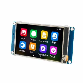 نمایشگر 3.5 اینچ HMI تاچ مقاومتی 300nit رزولوشن 480x320 سری T1 مدل TJC4832T135_011R