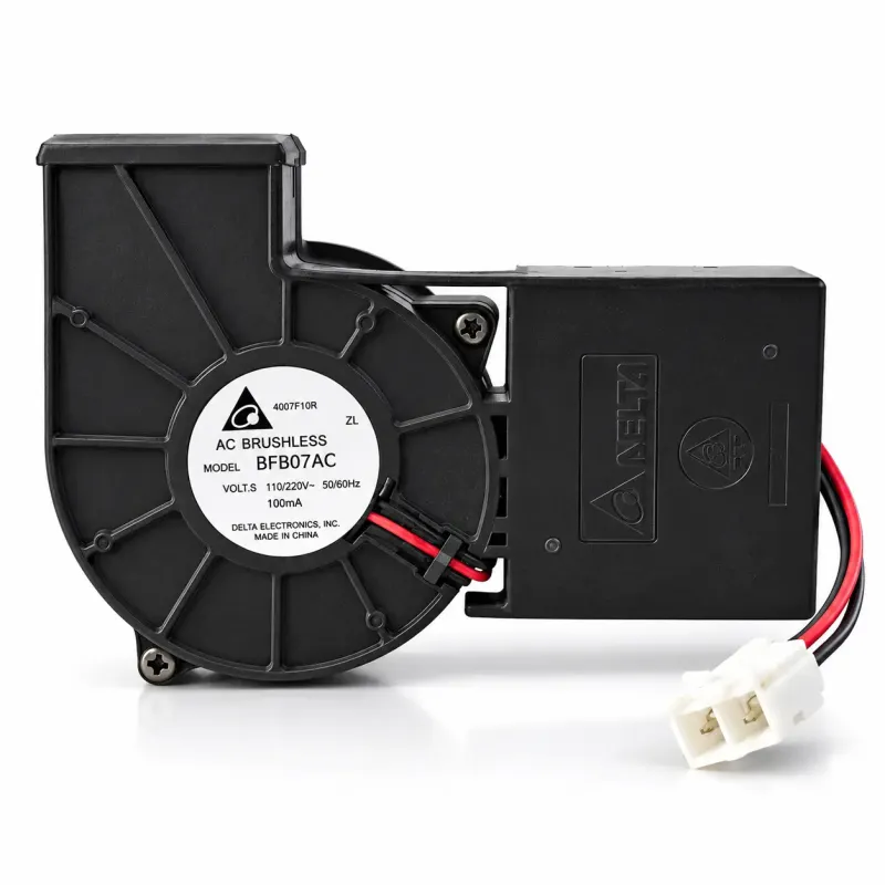 فن براشلس حلزونی 220V-100mA مارک DELTA مدل BFB07AC