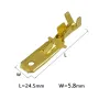 سرسیم کولری برنجی نری سایز 5.8 خاردار 