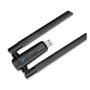 دانگل USB وای فای WiFi-6 دو آنتن PIX-LINK مدل UAX04 سرعت AX1800