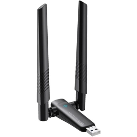دانگل USB وای فای WiFi-6 دو آنتن PIX-LINK مدل UAX04 سرعت AX1800
