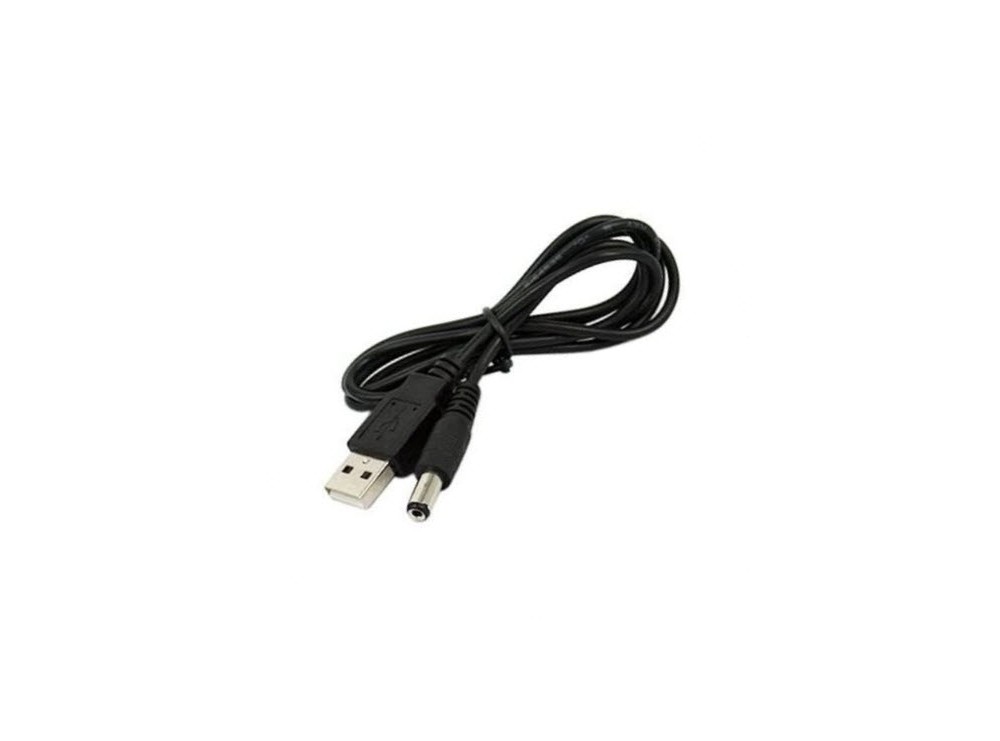 کابل تبدیل USB به تغذیه DC طول 80 سانتیمتری با کانکتور استاندارد 5.5mm
