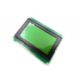 نمایشگر GLCD 64x128 گرافیکی بک لایت سبز با درایور KS108 فریم بزرگ
