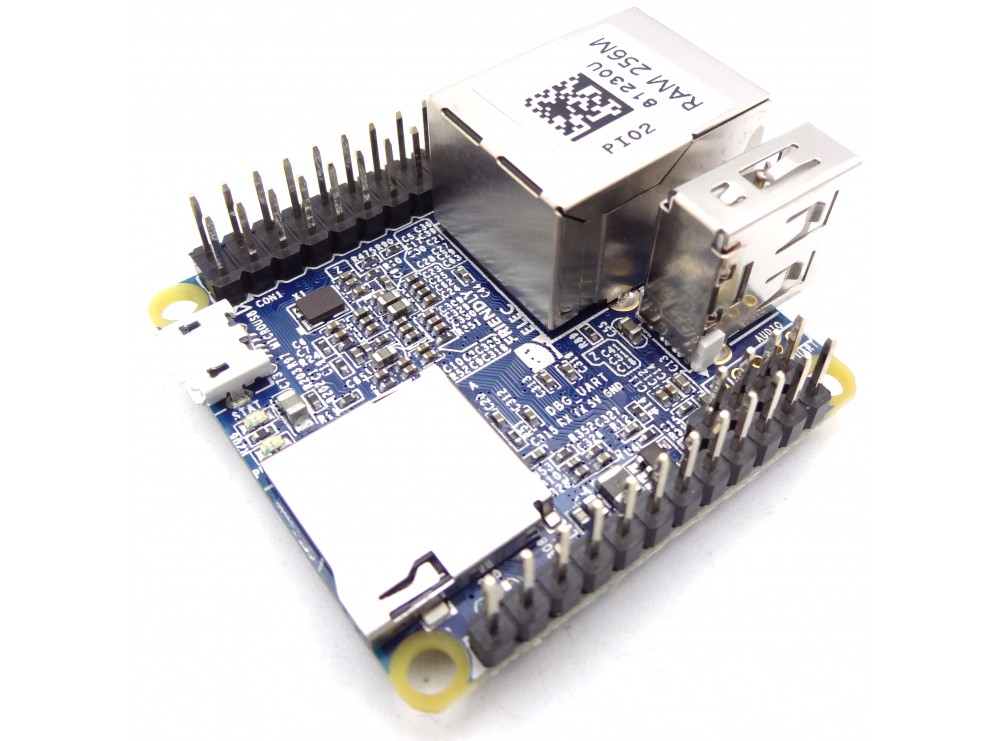 برد چهار هسته ای NanoPi NEO دارای 256MB RAM و پردازنده Allwinner H3