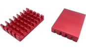 هیت سینک مخصوص پردازنده و تراشه های SMD رنگ قرمز سایز 25x18x5mm
