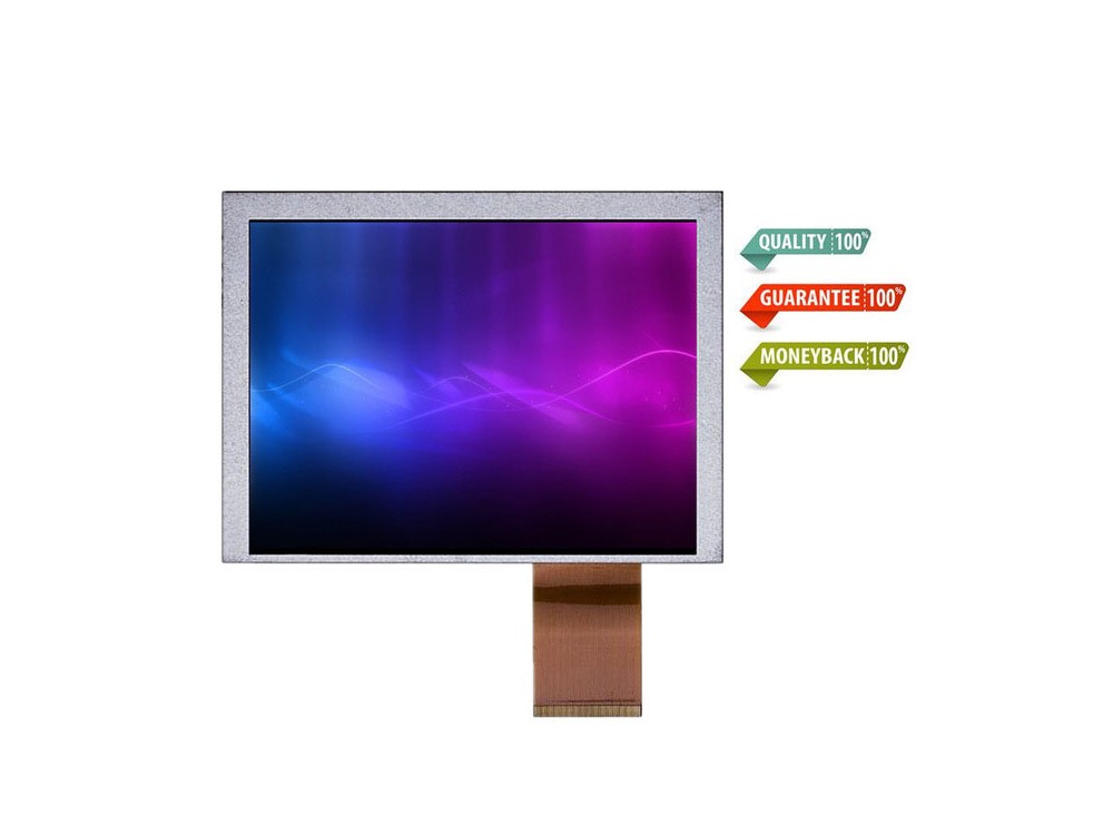 نمایشگر صنعتی LCD 5 inch مدل AT050TN22 ورژن V.1 فلت 50 پین مارک Innolux