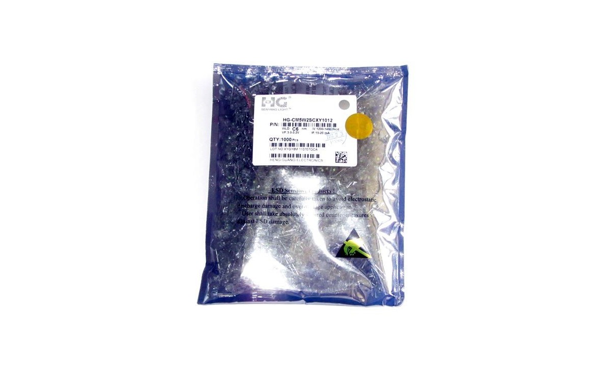 LED کلاهی سفید درجه یک مارک HG کد CM5W2SCXY1012 
