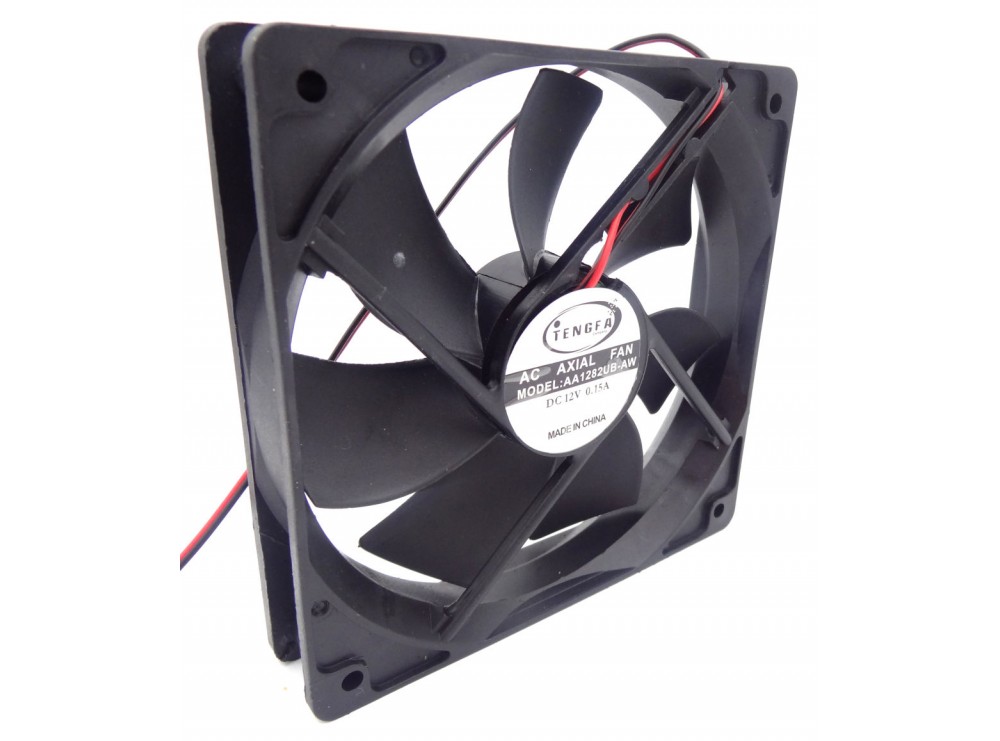 فن 12V سایز 12x12 ضخامت 2.5cm