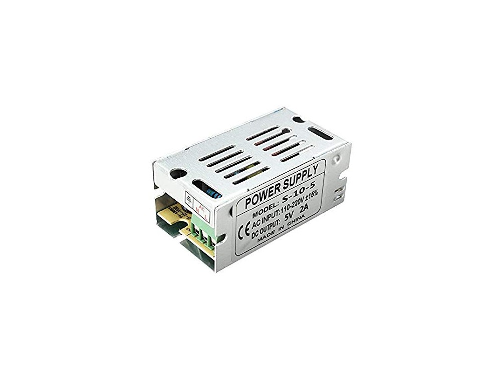تغذیه سوئیچینگ فلزی 5 ولت 2 آمپر 5v-2A