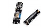 برد توسعه Wemos دارای هسته وایفای ESP8266 ، مدار شارژ و سوکت باتری لیتیوم یون 18650