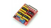 شیلد درایور CNC ورژن 3 مناسب Arduino UNO با پشتیبانی از A4988 و DRV8825
