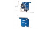شیلد برد Orange Pi Zero دارای دو پورت USB ، رسیور IR ، میکروفن و خروجی AV