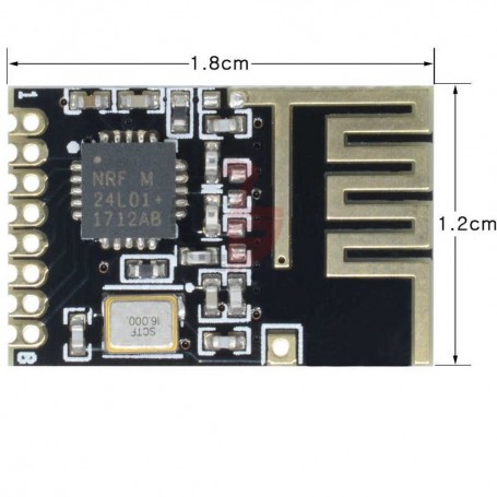 ماژول Mini NRF24L01+ SMD wireless