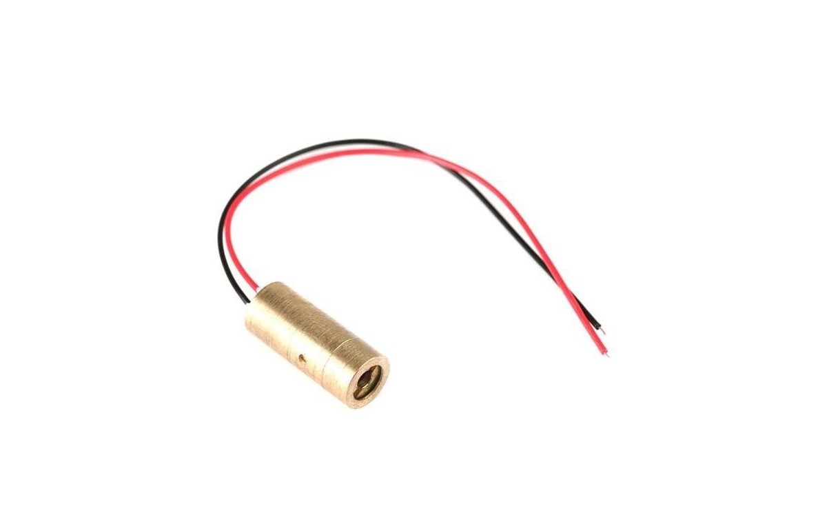 لیزر قرمز 9mm 5mW با لنز ثابت