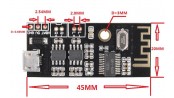 ماژول بلوتوث صوتی MH-M38 دارای 2 خروجی آمپلی فایر 5W با کانکتور میکرو USB