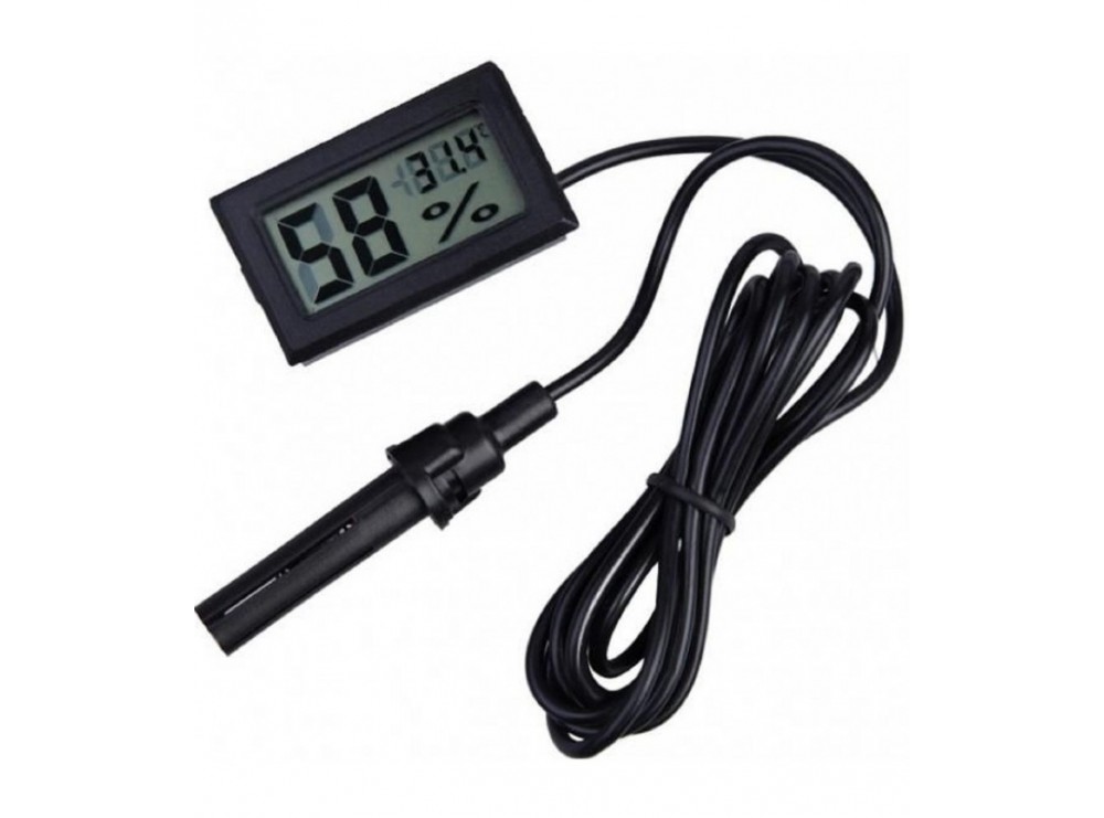 دماسنج و رطوبت سنج روپنلی سیم دار LX8011 رنگ مشکی