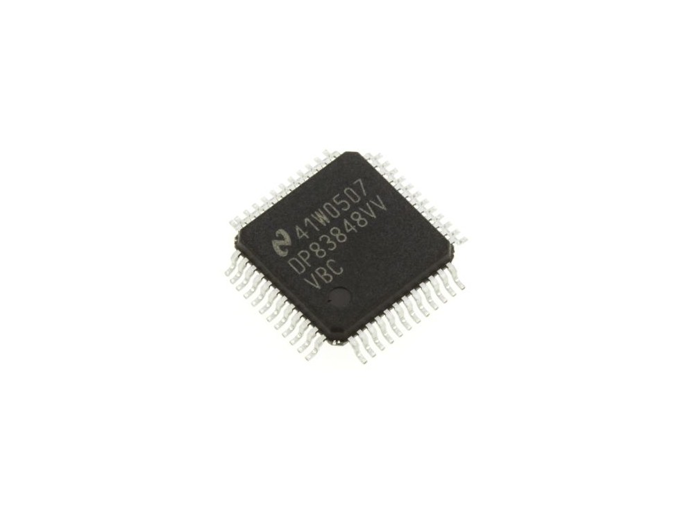 تراشه کنترلر شبکه DP83848CVV پکیج LQFP