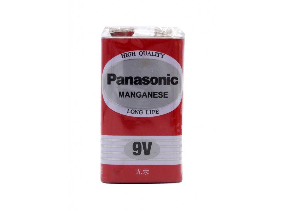 باتری کتابی 9 ولت Manganese مارک Panasonic
