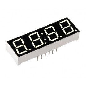 سون سگمنت 4 دیجیت ساعتی 0.56 اینچ قرمز کاتد مشترک