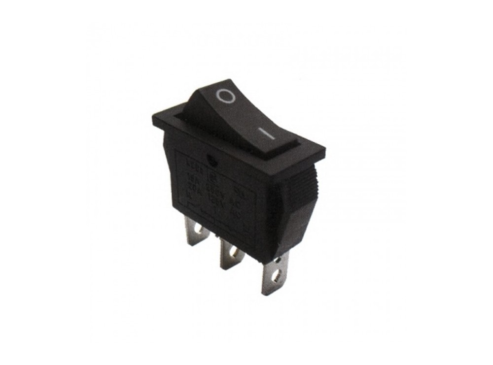 کلید راکر باریک دو حالته مشکی 3Pin مدل KCD3-101