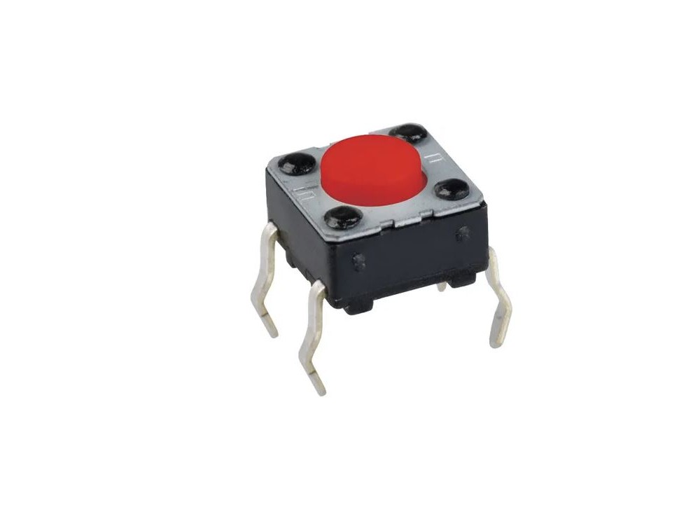 تک سوئیچ 6x6x5mm قرمز